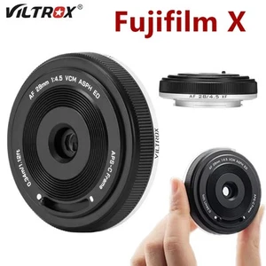 VILTROX 28mm F4.5 Auto Focus Full Frame Pancake Lens for Fujifilm Fuji X-Mount - Picture 1 of 10