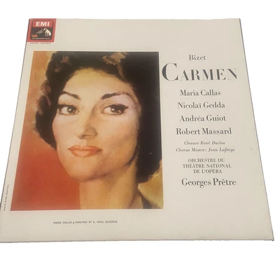 Bizet Carmen 3 LP Box Set Maria Callas EMI Angel Series SLS 913 Georges Pretre - Image 1 of 4