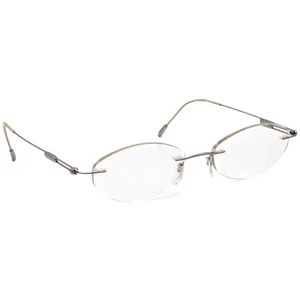 Silhouette Brille 7534 10 6075 Silber Randlos Gestell Austria 49[]17 135 - Bild 1 von 6