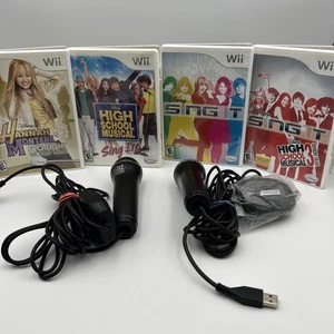 Sing It: High School Musical Bundle with 2 Microphones Hannah Montana Wii - Picture 1 of 8