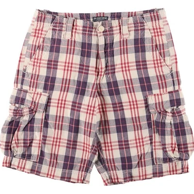 Pantalones cortos cargo vintage de los 90 Ralph Lauren Polo Jeans Company patrón a cuadros para hombre... Foto 1 de 4