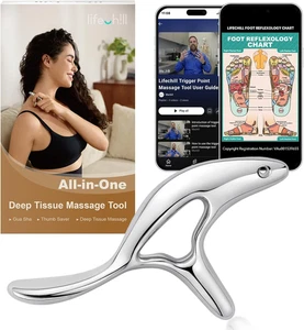 Triggerpunkt Massagegerät für Tiefengewebsmassage & Gua Sha, Muskelschaber auch - Bild 1 von 9