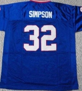 O.J. Simpson #32 Buffalo Bills Jersey MEDIUM Football new in package STITCHED - Picture 1 of 5
