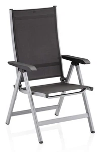 Kettler Basic Plus Klappsessel - silber / anthrazit - Bild 1 von 18