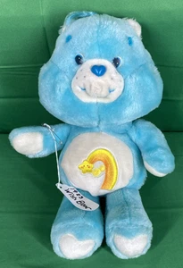 Peluche vintage 1983 Kenner Care Bears orso dei desideri stella cadente blu - Foto 1 di 9