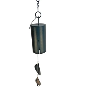 Woodstock Wind Chimes Heroic Windbell Green HWMG Medium 24 in Steel - Picture 1 of 10