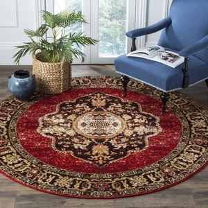 Vintage Hamadan Collection 11' Round Red / Multi VTH219A Oriental Traditional... - Picture 1 of 3