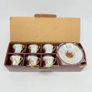 Set caffè espresso tè Romeo e Giulietta vintage scatola aperta nuovo *HTF - Foto 1 di 2