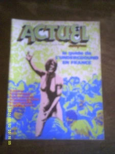 6 REVUES ACTUEL NOVA PRESS 1972 LA REVOLUTION POUR LE PLAISIR UNDERGROUND - Picture 1 of 6