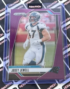 2024 Panini Prizm Purple Prizm /125 Josey Jewell #42 - Foto 1 di 3