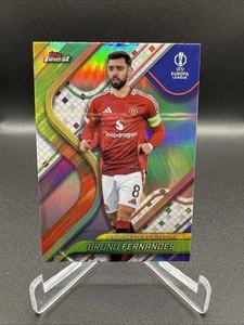 Bruno Fernandes 2024-25 Topps Finest UEFA Manchester United Refractor #134 - Picture 1 of 2