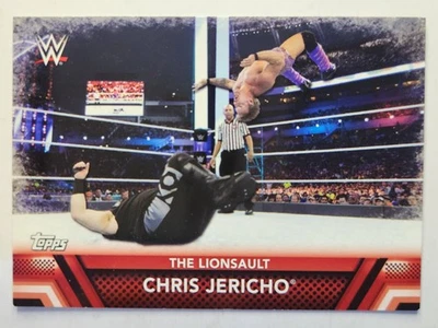 2017 Topps WWE Then Now Forever #F-19 CHRIS JERICHO FINISHERS & SIGNATURE MOVES - Image 1 of 2