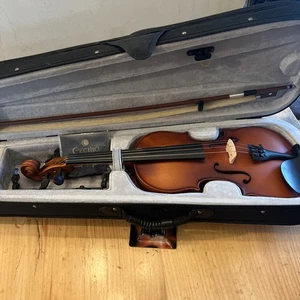Mendini By Cecilio MV 300 Violin For Beginners, Kids & Adults With Case - Picture 1 of 19