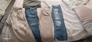 Mens Casual, Hiking, Walking Trousers Bundle X5 Jeans CARGO CHINO W40,44 , 42 - Picture 1 of 24