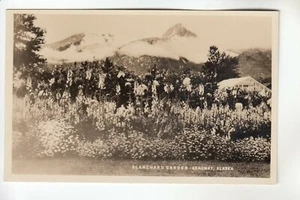 Cartolina fotografica reale Blanchard Garden Skagway AK - Foto 1 di 1