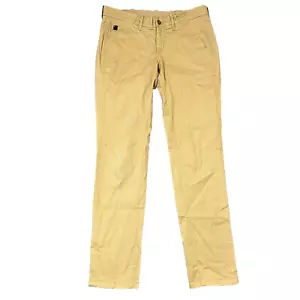 Chinos para mujer G-Star ajustados cónicos beige elásticos W28 L32 CL Bronson - Imagen 1 de 15