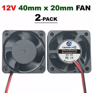 40x40x20 mm Computerlüfter Lüfter, 7200 U/min leise FAN Lüfter DC 5V 12V 24V - Bild 1 von 6