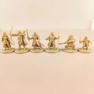 Figura de juego de mesa miniatura Middangeard de la Tierra Media de Los Anillos 6 piezas - Imagen 1 de 3