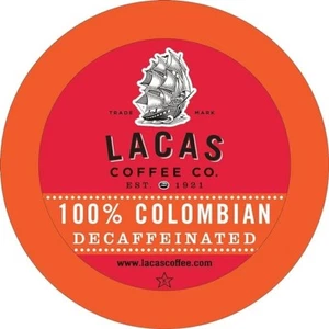 Tazas individuales de café Lacas, 24 unidades (100% descafeinado colombiano) - Imagen 1 de 4