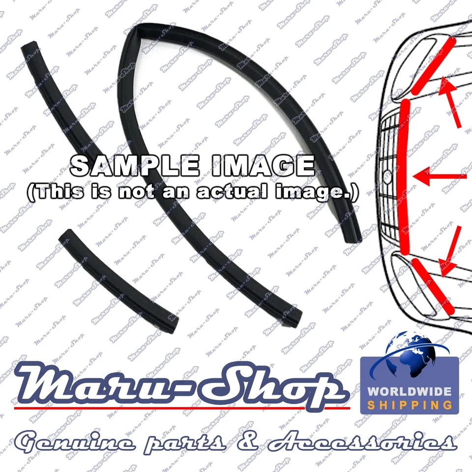 Hood Front Rubber Weatherstrip Seal for 95~97 Hyundai Accent 4DR/5DR - Image 1 of 1