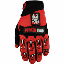 Produktbild - Broken Head MX-Handschuhe Faustschlag Rot für MX, Motocross, Supermoto, Downhill