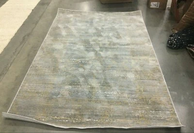 GREY / GOLD 5' X 8' Back Stain Rug, Reduced Price 1172642063 VAL104E-5 - Image 1 of 4