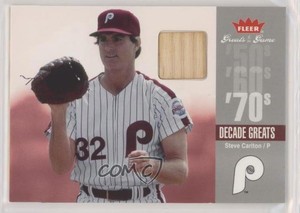 2006 Fleer Greats of the Game Decade Memorabilia Steve Carlton #DEC-SC HOF