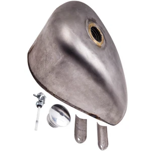 9L 2-2.4 Gallon Gasoline Fuel Tank for Harley Sportster Ironhead Bobber 1955-78 - Picture 1 of 11