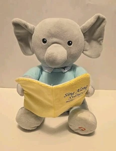 Cuddle Barn Sing Along Sydney Animated Singing Elephant Plush 5 Nursery Rhymes - Picture 1 of 13
