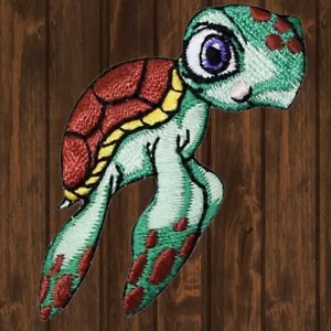 Baby Sea Turtle Embroidered Patch — Iron On - Picture 1 of 1