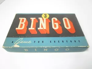 VINTAGE WHITMAN BINGO Game #3033 Made in USA See Description - Picture 1 of 6