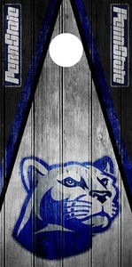 SINGLE Penn State Nittany Löwe Cornhole Verpackung Skin Board Aufkleber Maskottchen Vinyl DT140 - Bild 1 von 1