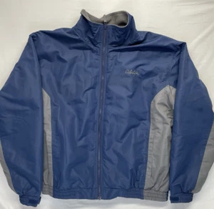 Lightweight Coat Cabela’s Men’s XL Tall Blue/Gray Jacket Gray Fleece Lined - Picture 1 of 13
