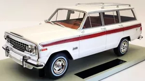 LS Collectibles 1/18 Scale Model Car LS037C - 1979 Jeep Grand Wagoneer - White - Picture 1 of 5