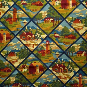 2003 American Folk Art Museum Sweet Home Kathy Hall 2372 Andover Fabrics 2 YDS - Picture 1 of 15