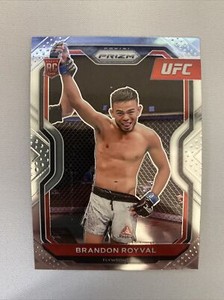 2021 Panini Prizm UFC BRANDON ROYVAL Base ROOKIE RC CARD #68