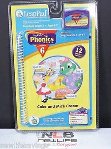 LeapFrog LeapPad Torta e Topi Crema Fonica 6 Vocali Lunghe A-I - Foto 1 di 4