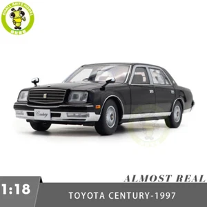 1/18 Toyota Century 1997 Almost Real 870201 Black Diecast Model Car Gifts - Picture 1 of 24