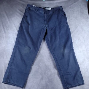 Carhartt Mens Pants 40 (38x28 Measure) FR Blue Fire Resistant Workwear - Picture 1 of 12