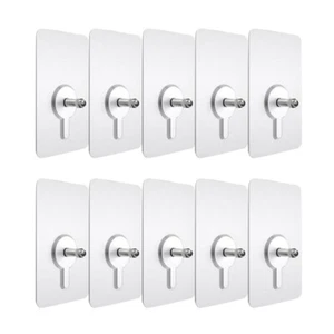 10 Pcs No Trace Screw Sticker Adhesive Picture Hangers Non-trace Office - Picture 1 of 12