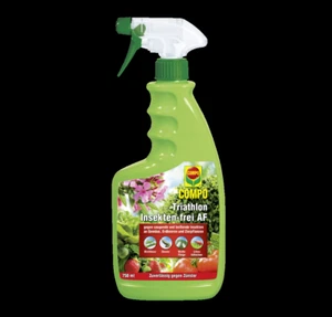 Compo Triathlon Insekten-frei AF 750 ml Insektizid Spinnmilben Blattläuse Gemüse - Bild 1 von 1