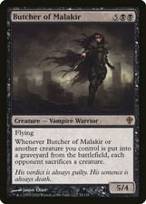 Butcher of Malakir - Foil Worldwake MP MTG