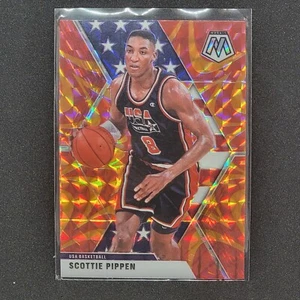 Scottie Pippen 2019-2020 Panini Mosaic EE. UU. Baloncesto Naranja Prizm #256 Salón de la fama - Imagen 1 de 2