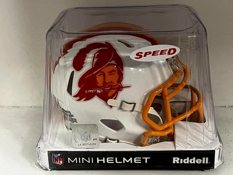 Tampa Bay Buccaneers 1976-96 76-96 Throwback Riddell Speed Mini Helmet New in Cover