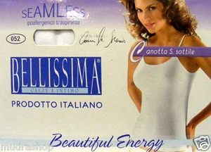CANOTTA DONNA BELLISSIMA SPALLA SOTTILE MICROFIB 6 COLORI TAGLIA S/M - M/L -052 - Picture 1 of 1
