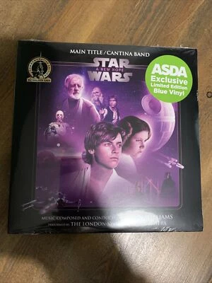 Star Wars - Main Title 7” Blue Vinyl New/sealed  - Image 1 of 3
