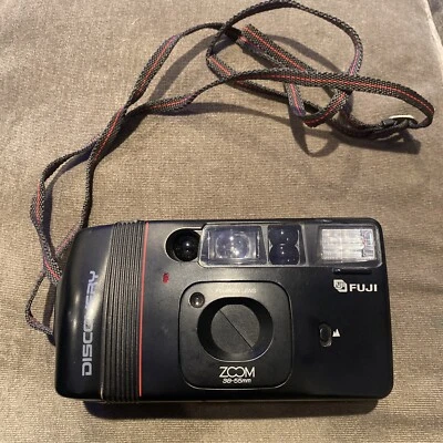 Cámara compacta Fuji Discovery 350 zoom 35-55 mm 35 mm enfoque automático guc Foto 1 de 4