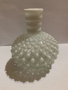 Vintage Fenton Hobnail Opalescent Glass Bottle - Picture 1 of 5