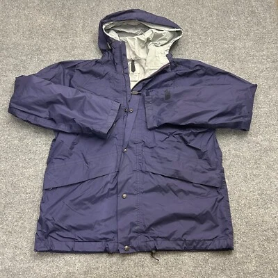 Vtg 90s The North Face Mountain Shell Jacket Coat Purple Men's L Made in USA - Image 1 of 4