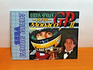 Ayrton Senna's Super Monaco GP II Sega Game Gear MANUAL ONLY  INTL Variant 